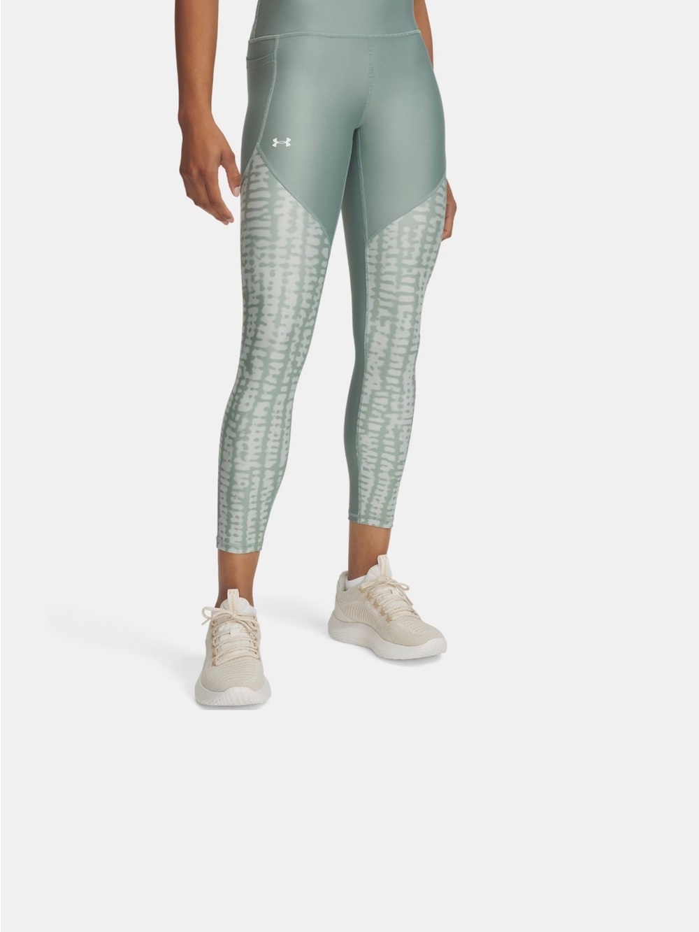 Under Armour Tech Print Panel Ankle Leggings